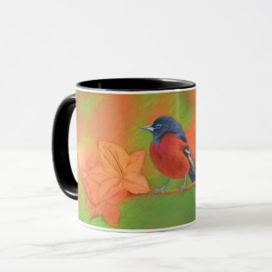 Mug Orchard Oriole Songbird Peinture Oiseau original
