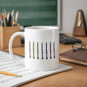 Mug Orchestre de Clarinette Art Band Musique Arc-en-Ci