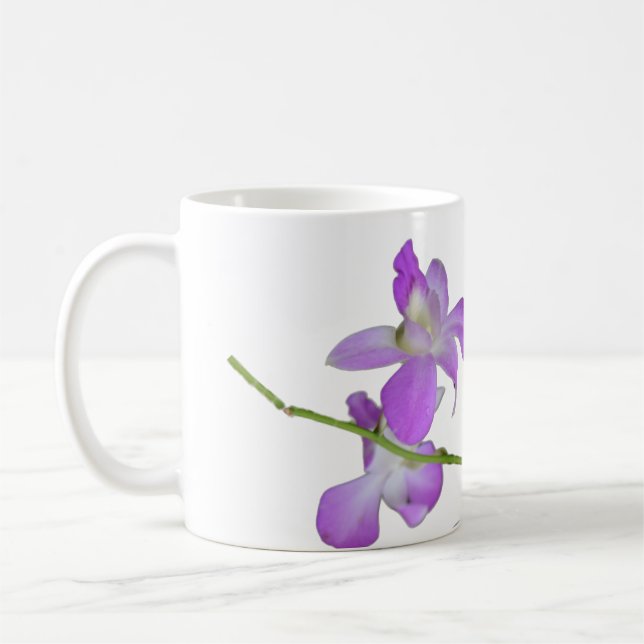 Mug Orchidées pourpres (Gauche)