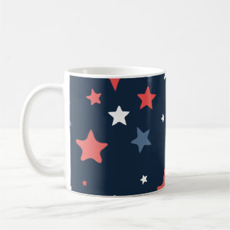 Mug Ordinateur portable Playful Red Blue Star