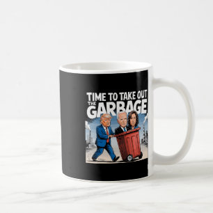 Mug Ordures Pour Trump 2024 Drôle Temps De Sortir Garb