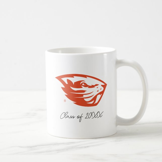 Mug Oregon State Beavers | Tête de castor (Droite)