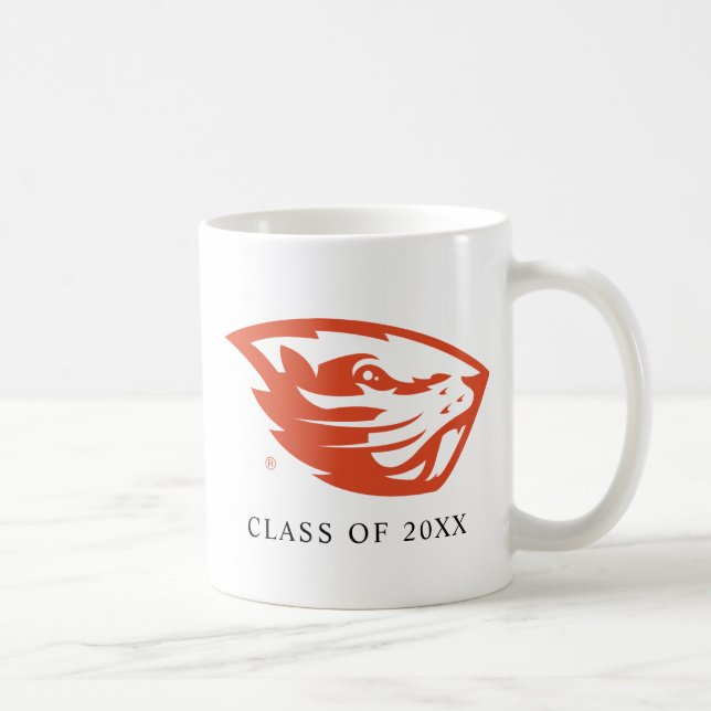 Mug Oregon State Beavers | Tête de castor (Droite)