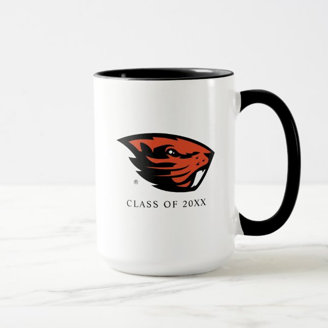 Mug Oregon State Beavers | Tête de castor (Droite)