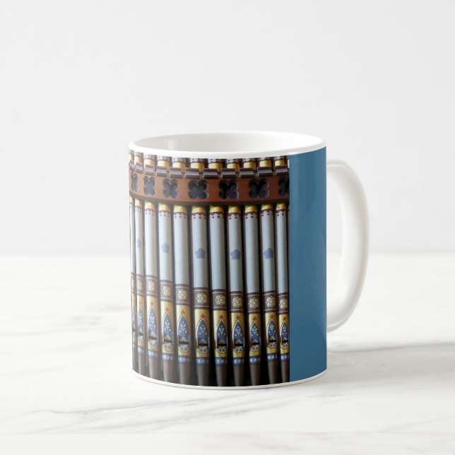 Mug Organe de tuyau dans Akaroa, Nouvelle Zélande (Devant droit)