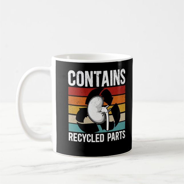 Mug Organisme Bénéficiaire Cute Transplant de rein (Gauche)