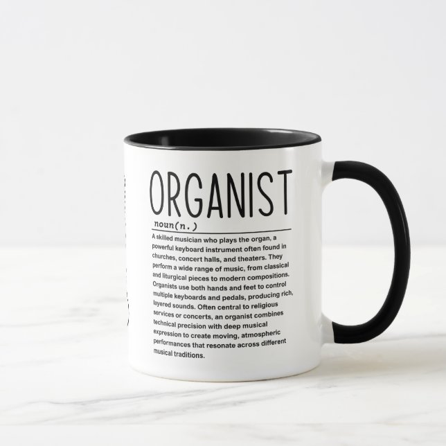 Mug organiste (Droite)