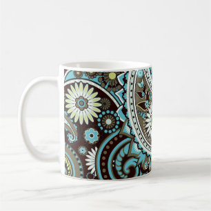 Mug Oriental Paisley Vintage Motif sans fil