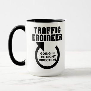 Mug Orientation droite de l'ingénieur de la circulatio