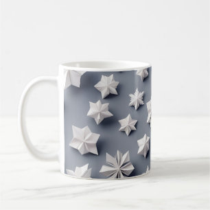 Mug Origami Art - Elégance Gelée : Éblouissants Snowfl