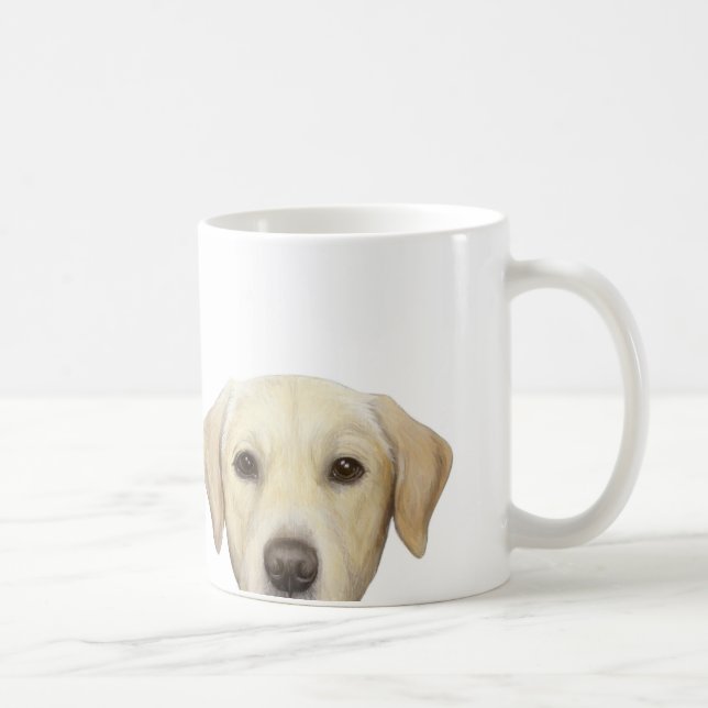 Mug Original jaune de Labrador par le miart (Droite)