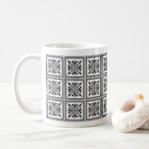 Mug Original National Black cross-stitch art ornament