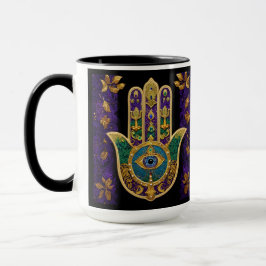 Mug Ornate Gold Troisième Oeil Hamsa