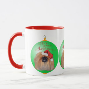Mug Ornement de Noël Pékinois