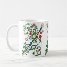 Mug ornement floral coloré