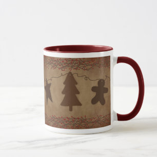 Mug ornemental primitif