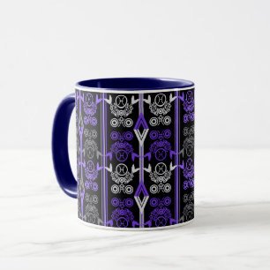 Mug Ornemental rétro marocain arabe vintage sans coutu