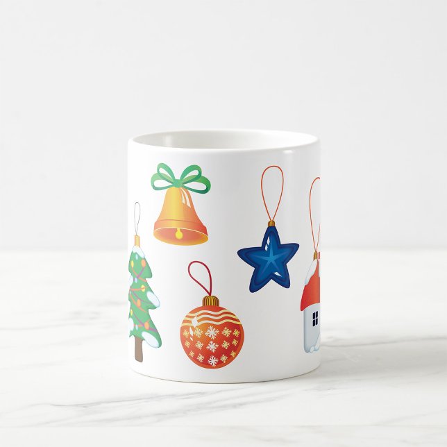 Mug Ornements de Noël décoratifs (Créateur téléchargé)