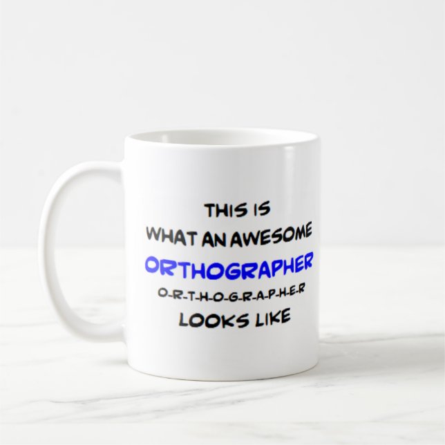 Mug orthographe génial (Gauche)