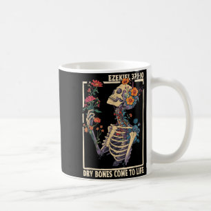 Mug Os des squelettes reviennent à la vie Fleur d'Ezéc