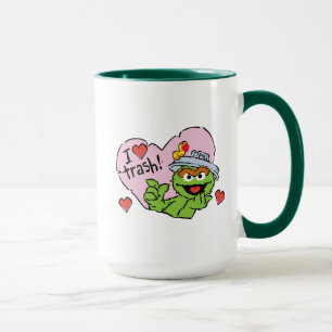 Mug Oscar "I Love Trash" Valentine