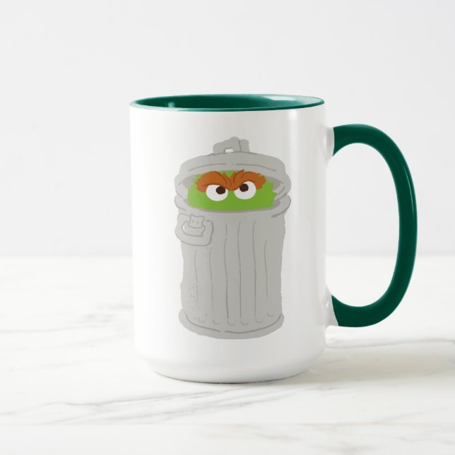 Mug Oscar le Groupement et sa poubelle (Droite)