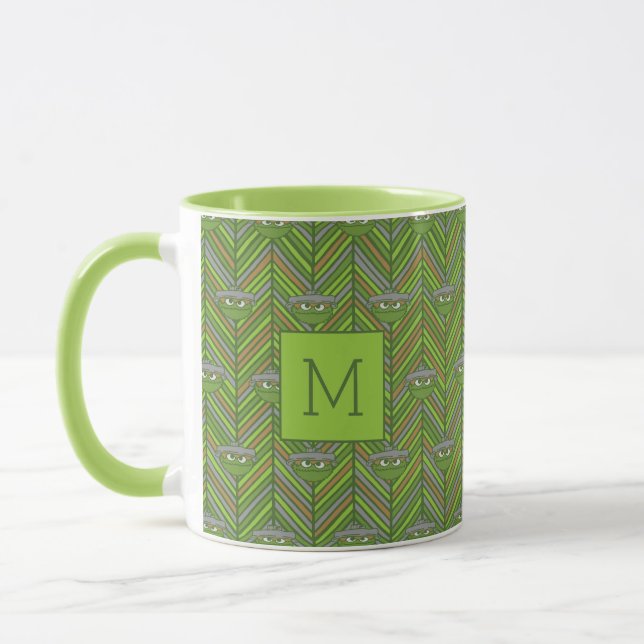 Mug Oscar le Groupement | Motif Throwback des années 8 (Gauche)