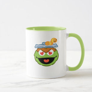 Mug Oscar Souriant visage avec des yeux en forme de co