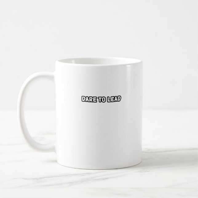 Mug Oser Diriger Courageux Chef Visionnaire (Gauche)