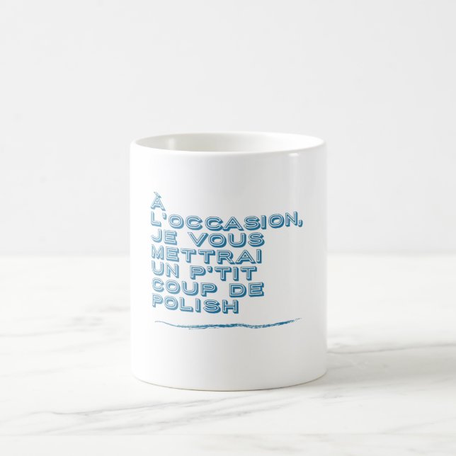 Mug Oss 117, cadeau de T-shirt polonais (Centre)