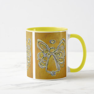 Mug ou Coupe Ange Jaune