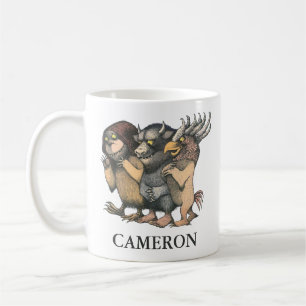 Mug Où sont les bêtes sauvages Ajoutez votre nom