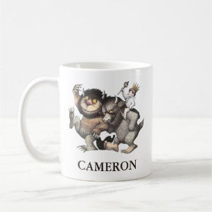 Mug Où sont les monstres Ajoutez votre nom