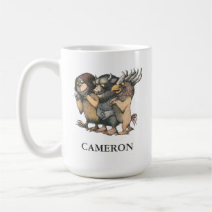 Mug Où sont les monstres Ajoutez votre nom