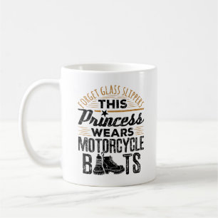 Mug Oublier Chaussures en verre Princess Motorcycle Bo