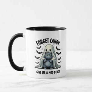 Mug Oubliez Candy Donnez-Moi Moo Deng Halloween Ghost