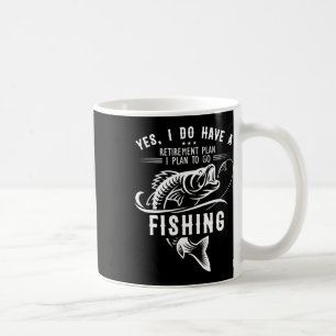 Mug Oui J'Ai Un Régime De Retraite Pêche Poisson Drôle