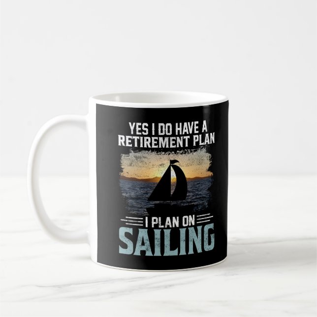 Mug Oui J'ai un régime de retraite que je prévois pour (Gauche)