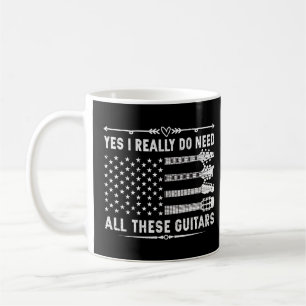 Mug Oui J'Ai Vraiment Besoin De Tous Ces T-Shirt Guita