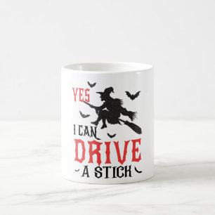 Mug Oui, je peux conduire un bâton
