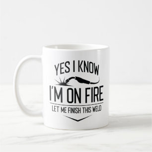 Mug Oui Je sais que je suis en feu