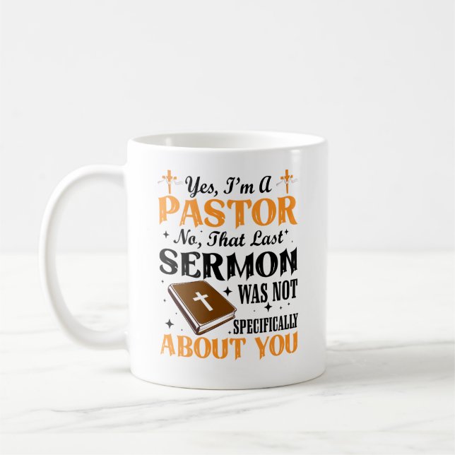 Mug Oui, je suis Pastor Gift (Gauche)