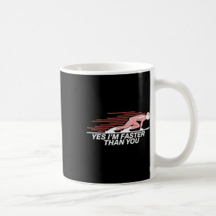 Mug Oui, je suis plus rapide que vous en ski alpin
