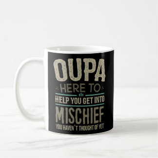 Mug Oupa Mischief from Grandchildren Fête des pères Ou
