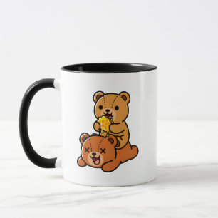 Mug Ours adorables mangeant un doux rayon de miel Cart