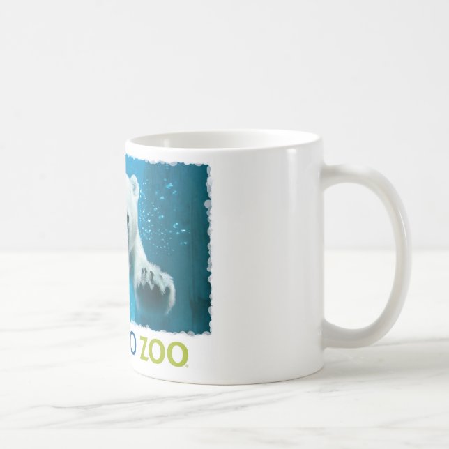 Mug Ours blanc de zoo de San Diego (Droite)