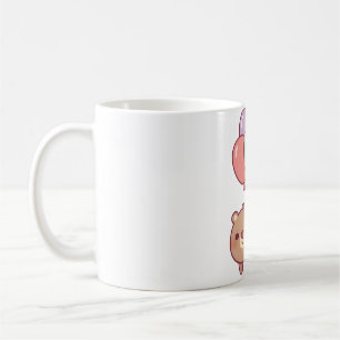 Mug Ours Brun Mignon et Ballons