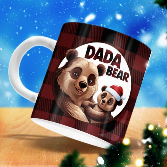 Mug Ours Dada Ours Bébé Noël - Meilleur Cadeau Papa (Créateur téléchargé)