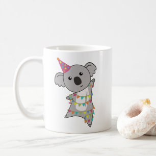 Mug Ours d'anniversaire Koala Ours Ours Garland Coffee