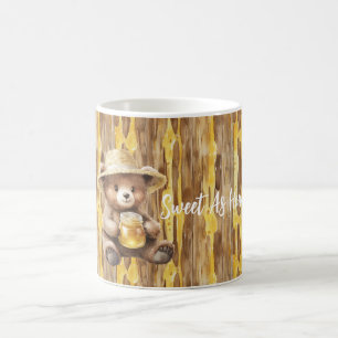 Mug Ours en miel jaune doré